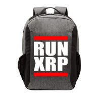 Run XRP Ripple Crypto Currency To the Moon Vector Backpack