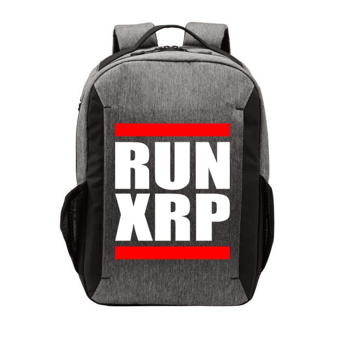 Run XRP Ripple Crypto Currency To the Moon Vector Backpack