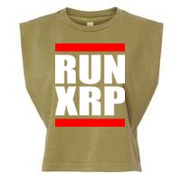 Run XRP Ripple Crypto Currency To the Moon Garment-Dyed Women's Muscle Tee