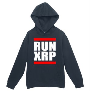 Run XRP Ripple Crypto Currency To the Moon Urban Pullover Hoodie