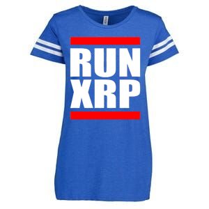 Run XRP Ripple Crypto Currency To the Moon Enza Ladies Jersey Football T-Shirt