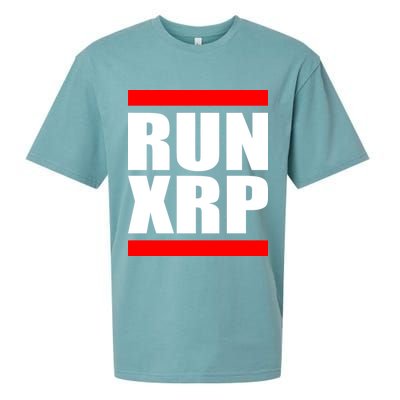 Run XRP Ripple Crypto Currency To the Moon Sueded Cloud Jersey T-Shirt