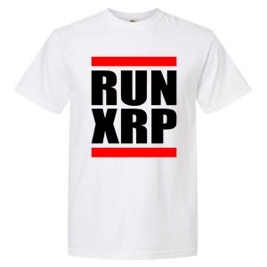 Run XRP Ripple Crypto Currency To the Moon Garment-Dyed Heavyweight T-Shirt