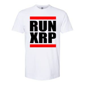 Run XRP Ripple Crypto Currency To the Moon Softstyle CVC T-Shirt