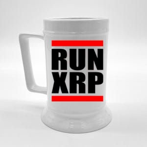 Run XRP Ripple Crypto Currency To the Moon Beer Stein