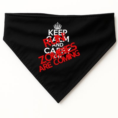 Run! Zombies Are Coming USA-Made Doggie Bandana
