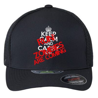 Run! Zombies Are Coming Flexfit Unipanel Trucker Cap