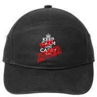 Run! Zombies Are Coming 7-Panel Snapback Hat