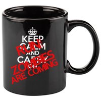 Run! Zombies Are Coming 11oz C Handle Ceramic Mug