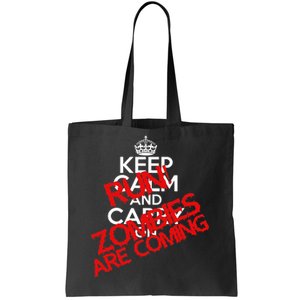 Run! Zombies Are Coming Tote Bag