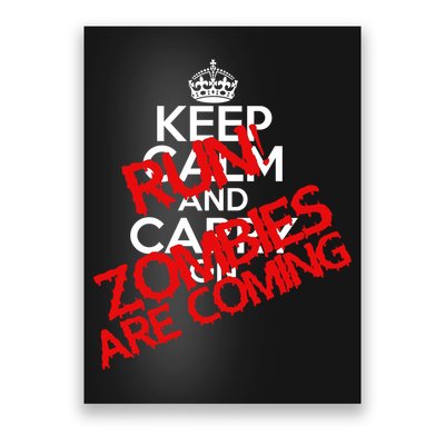 Run! Zombies Are Coming Poster