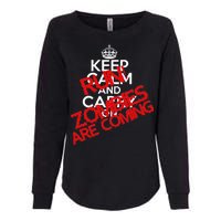 Run! Zombies Are Coming Womens California Wash Sweatshirt