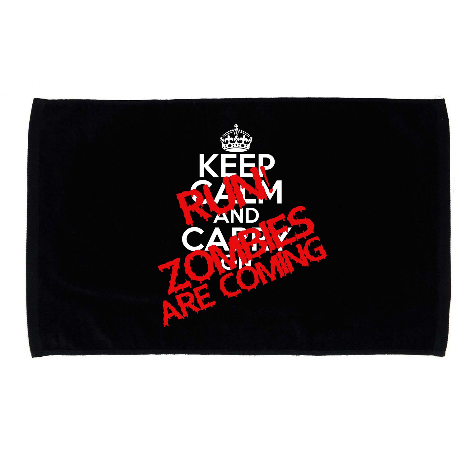 Run! Zombies Are Coming Microfiber Hand Towel