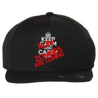 Run! Zombies Are Coming Wool Snapback Cap