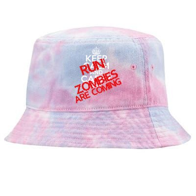 Run! Zombies Are Coming Tie-Dyed Bucket Hat