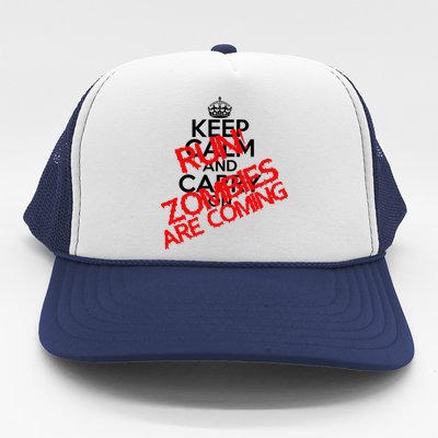 Run! Zombies Are Coming Trucker Hat