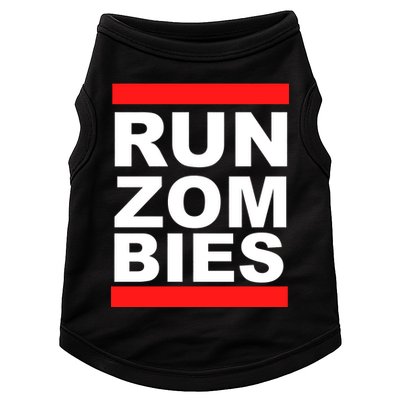 Run Zombies Retro Doggie Tank