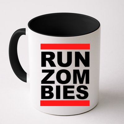 Run Zombies Retro Mug