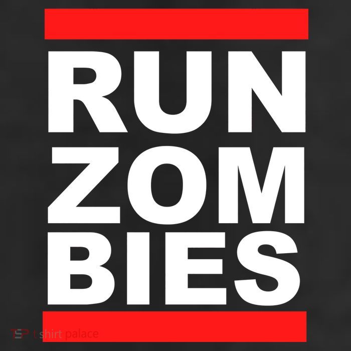 Run Zombies Retro 11oz C Handle Ceramic Mug