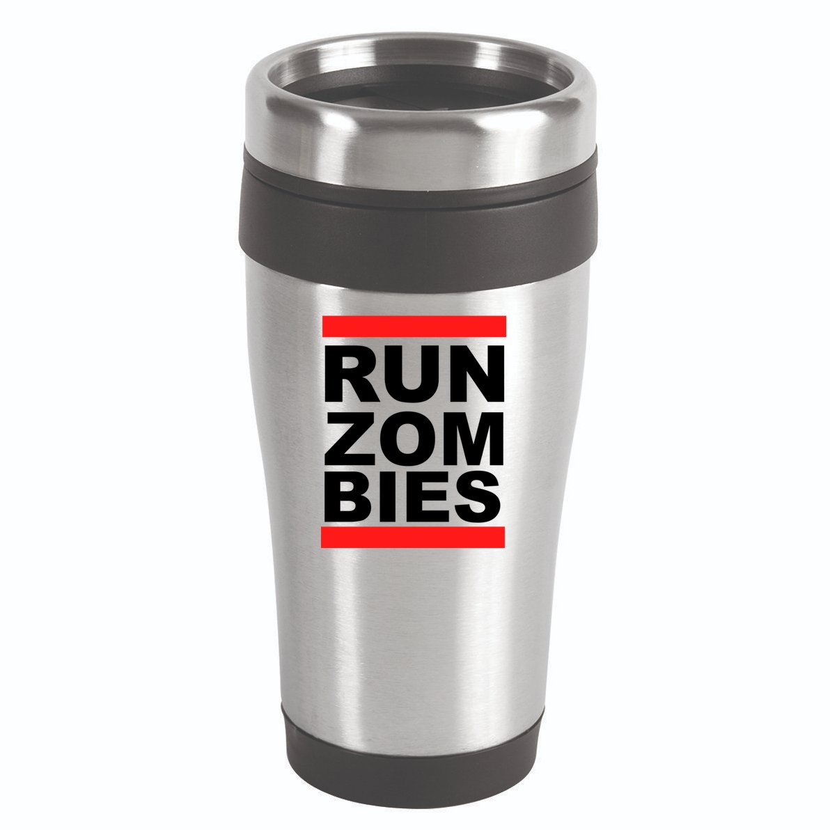 Run Zombies Retro 16oz Travel Tumbler