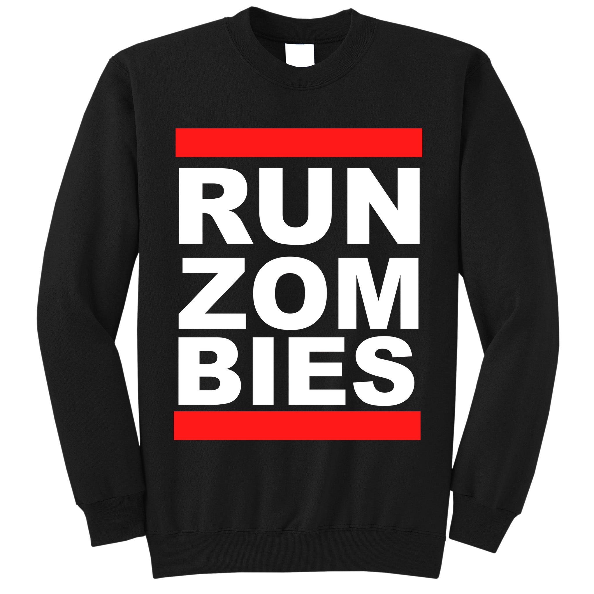 Run Zombies Retro Tall Sweatshirt