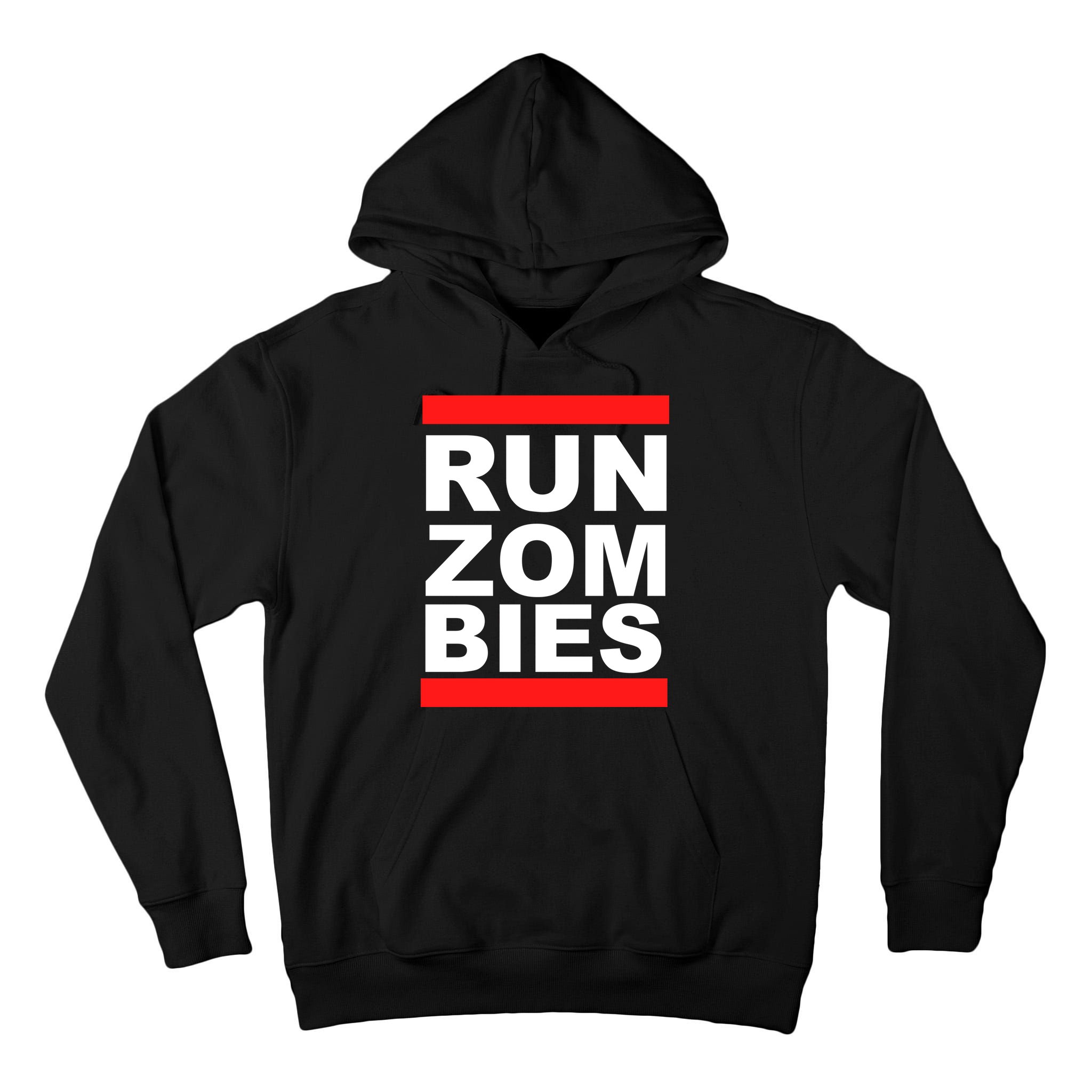 Run Zombies Retro Tall Hoodie