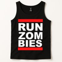 Run Zombies Retro Tank Top
