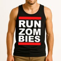 Run Zombies Retro Tank Top