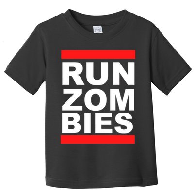 Run Zombies Retro Toddler T-Shirt