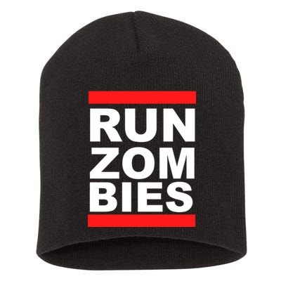 Run Zombies Retro Short Acrylic Beanie