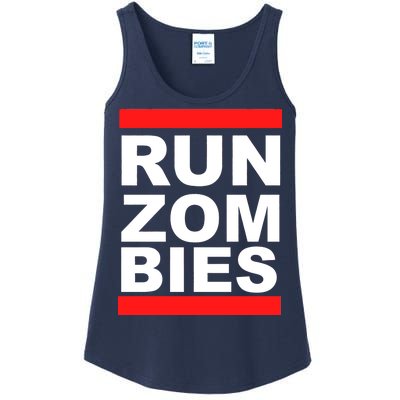 Run Zombies Retro Ladies Essential Tank