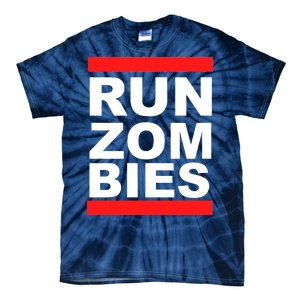 Run Zombies Retro Tie-Dye T-Shirt