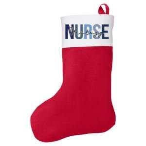 Retro Urology Nurse Print For Nursing Student Cool Gift Felt Holiday Christmas Stocking