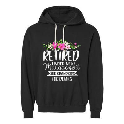 Retired Under New Management See Grand For Details Garment-Dyed Fleece Hoodie