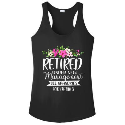 Retired Under New Management See Grand For Details Ladies PosiCharge Competitor Racerback Tank