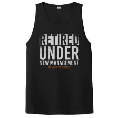 Retired Under New Management See Wife For Details Retirement PosiCharge Competitor Tank