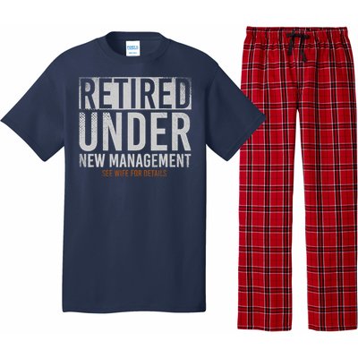 Retired Under New Management See Wife For Details Retirement Pajama Set