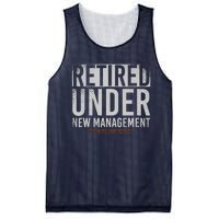 Retired Under New Management See Wife For Details Retirement Mesh Reversible Basketball Jersey Tank