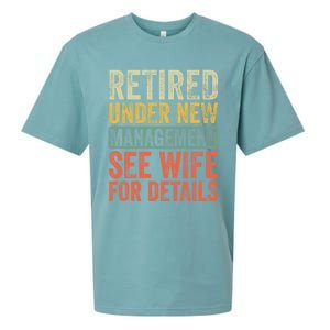 Retired Under New Management See Wife For Details Retirement Sueded Cloud Jersey T-Shirt