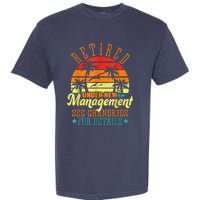 Retired Under New Management See Grandkids Funny Retirement Garment-Dyed Heavyweight T-Shirt