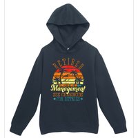 Retired Under New Management See Grandkids Funny Retirement Urban Pullover Hoodie