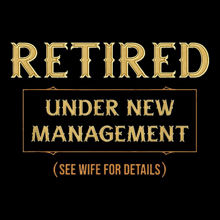 Retired Under New Management Funny Retirement 16 in Basic Backpack