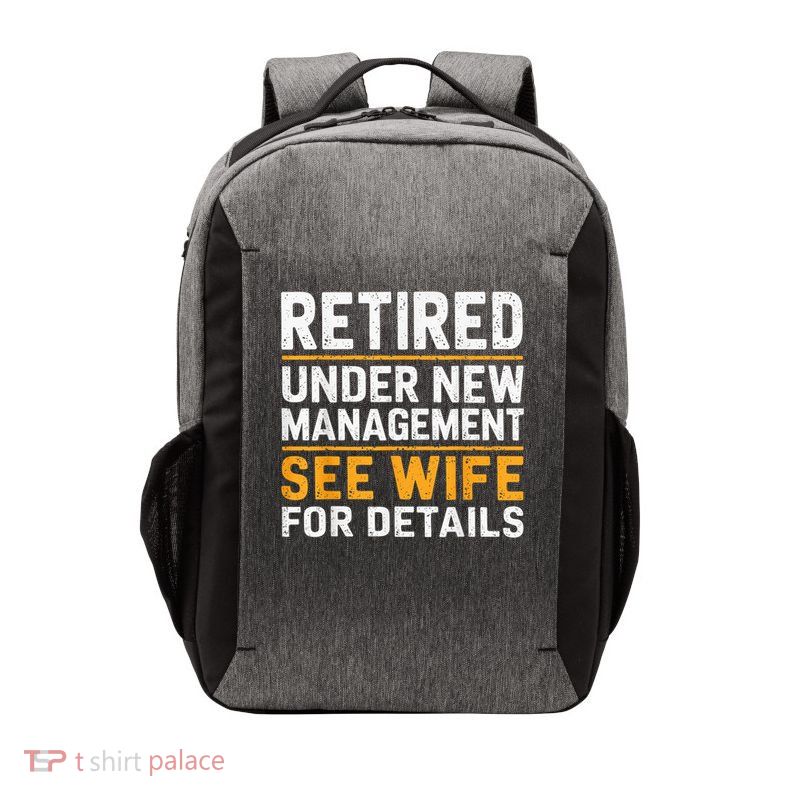 Retired Under New Managet See Wife For Details Vector Backpack