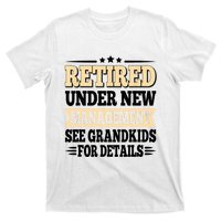 Retired Under New Management See Grandkids Vintage T-Shirt