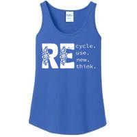 Recycle Use New Think Earth Day Gift Ladies Essential Tank