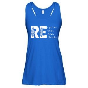 Recycle Use New Think Earth Day Gift Ladies Essential Flowy Tank