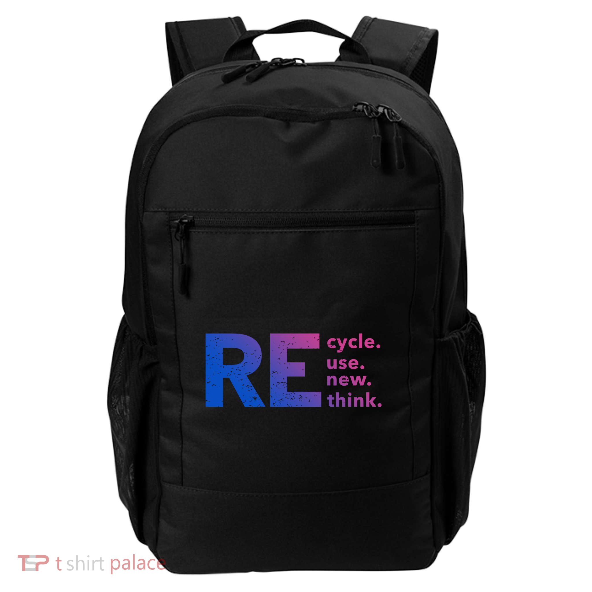 Recycle Use New Think Gift Backpack