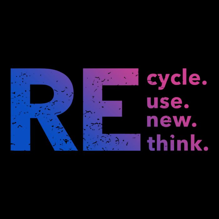 Recycle Use New Think Gift Sustainable Bucket Hat
