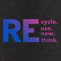 Recycle Use New Think Gift 11oz C Handle Ceramic Mug