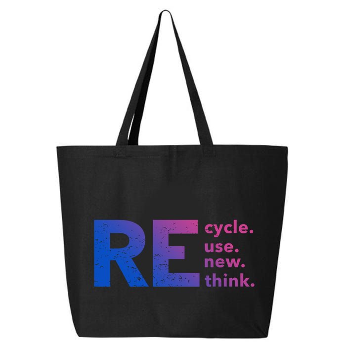 Recycle Use New Think Gift 25L Jumbo Tote